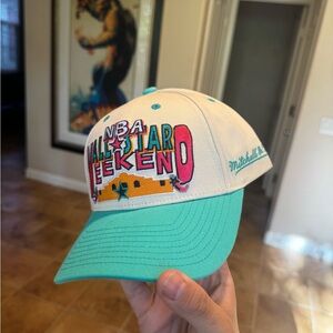 Mitchell & Ness Teal and White NBA All-Star Cap